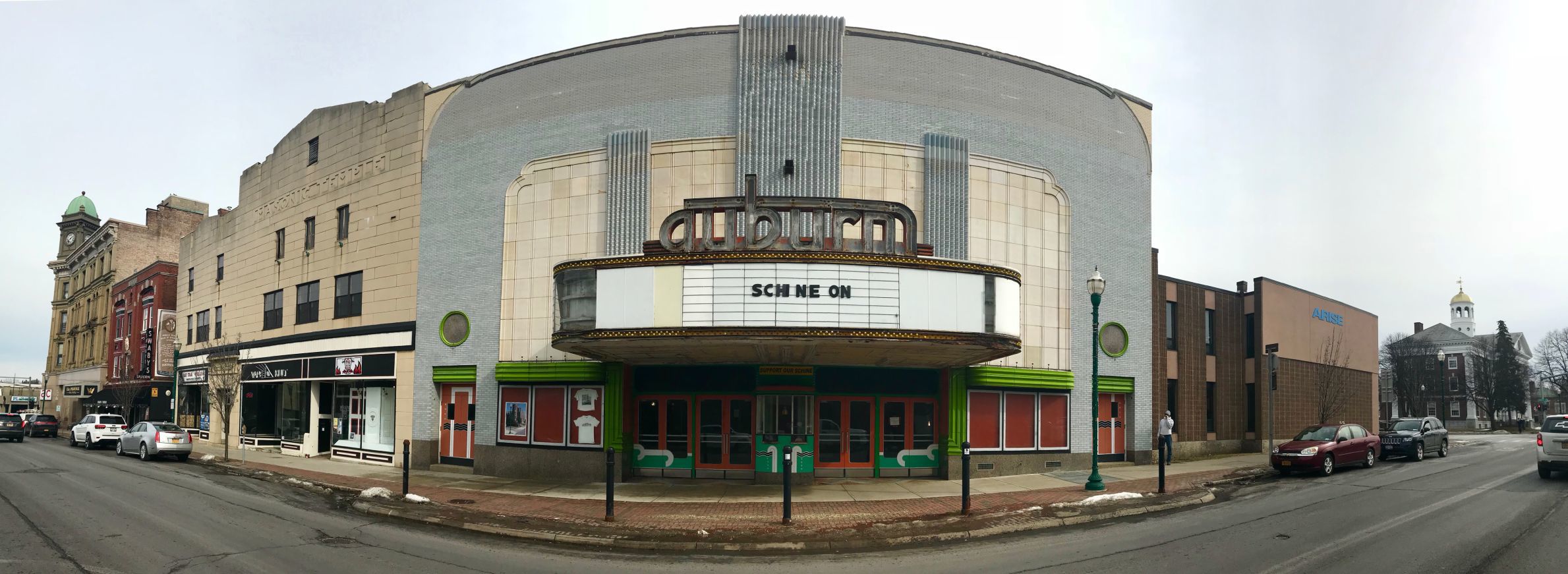 Auburn Schine Theater masthead